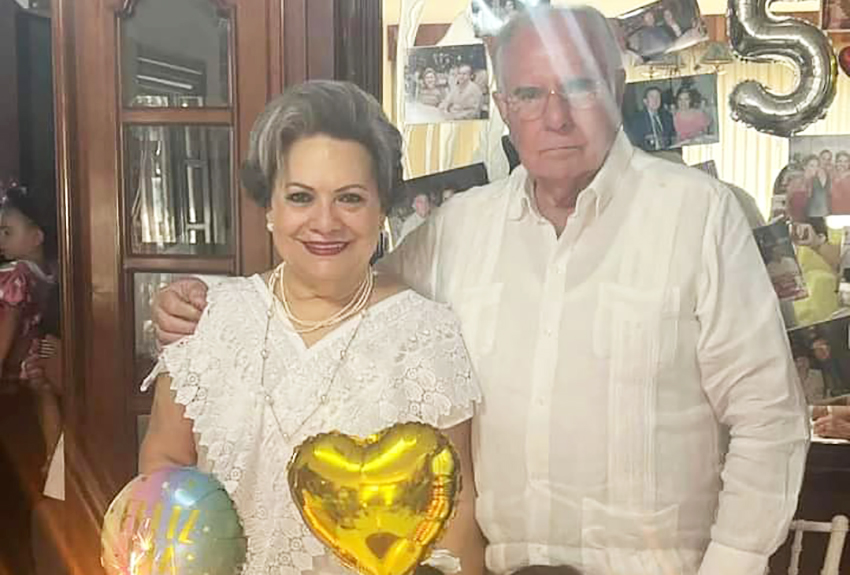 Rosalba Priego y Pedro Aldecoa, bodas de oro