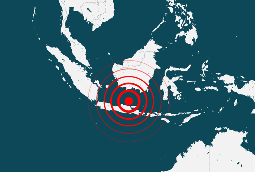 Sismo de magnitud 6.6 sacude la isla de Java, en Indonesia; descartan tsunami
