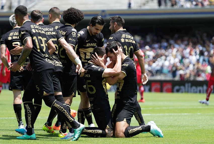 Pumas derrota a Toluca, sueña con un boleto al repechaje