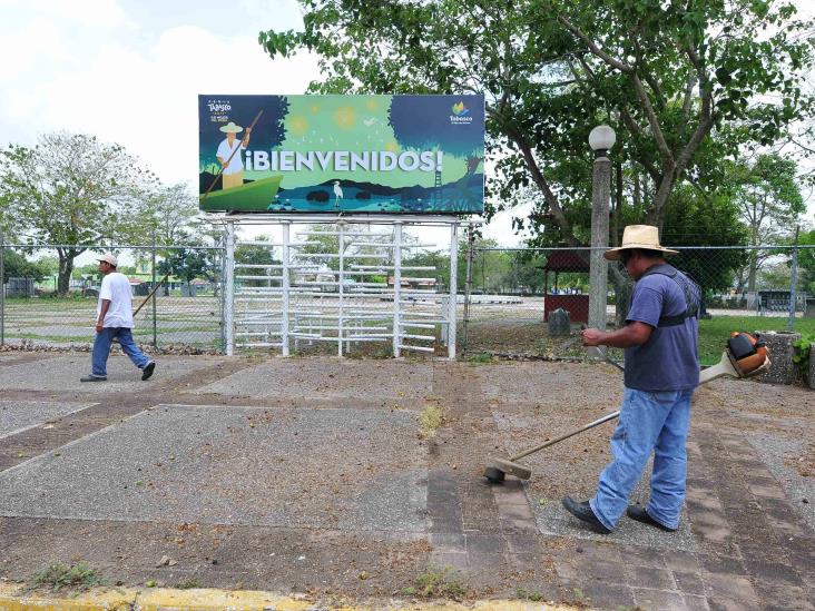 Supervisan Parque Tabasco para garantizar la seguridad de la ciudadanía: Protección Civil