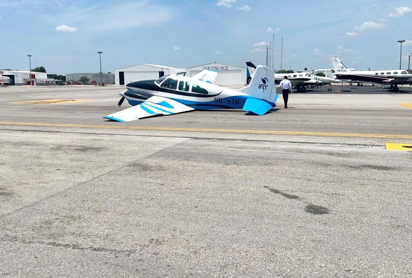 Se accidenta otra avioneta pertenece a escuela de vuelo iFly