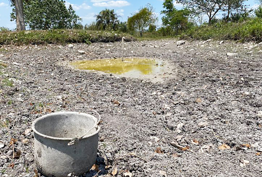 Golpea la sequía a comunidades limítrofes del sur de Q. Roo
