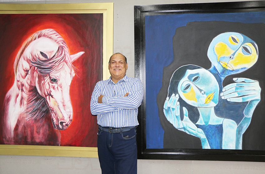 Exposición pictórica homenaje a Oswaldo Guayasamin