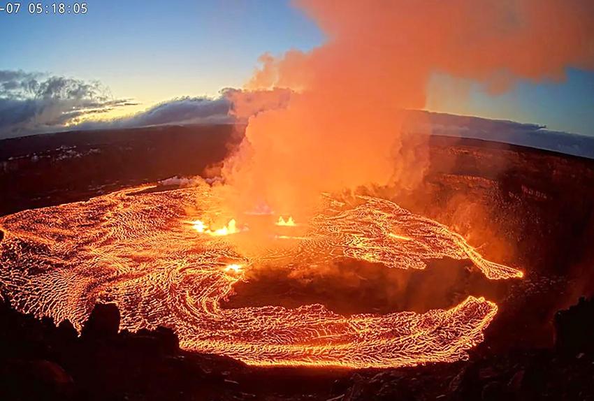 Alerta roja en Hawai por erupción del volcán Kilauea