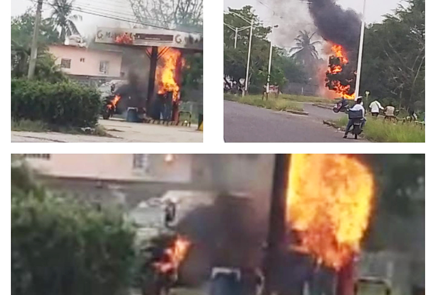 Incendio en planta de gas deja dos heridos en Veracruz