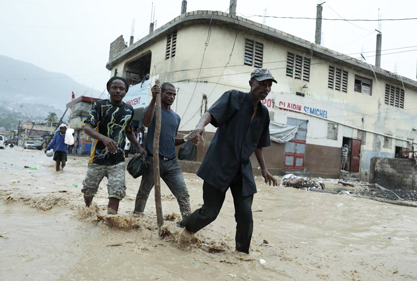Intensas lluvias en Haití dejan 42 muertos y 19 desplazados