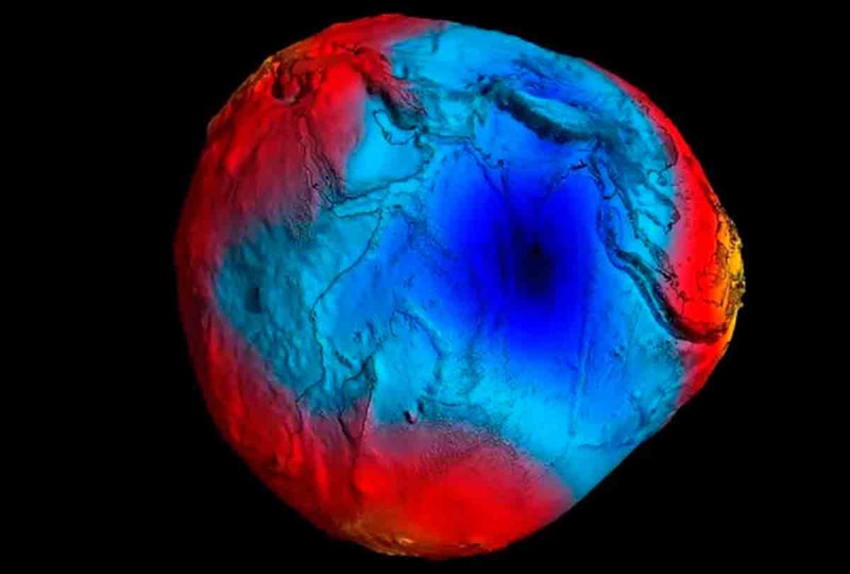Descubren colosal agujero gravitatorio en el océano Índico; esta es la explicación