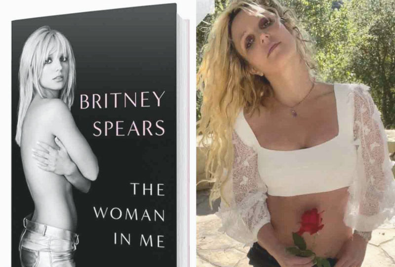 Con portada en topless, Britney Spears revela el título de sus memorias