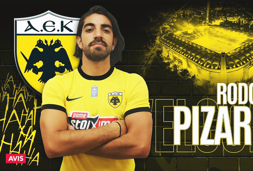 Oficial, Pizarro al AEK Atenas cumple su sueño europeo