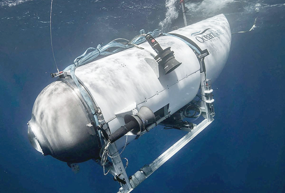 OceanGate, responsable del submarino Titán, suspende sus operaciones
