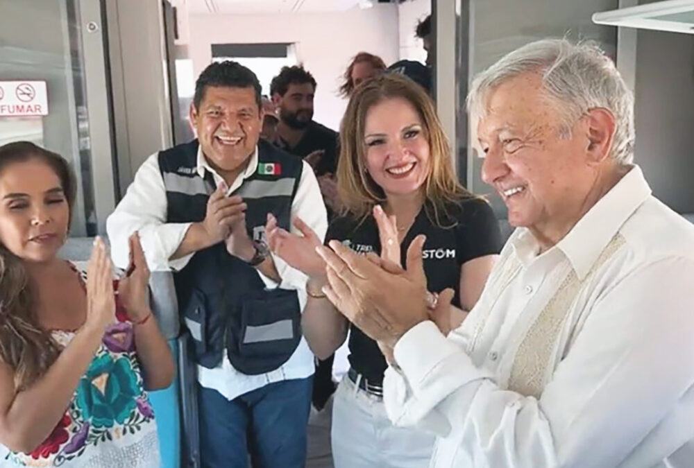 Tren Maya llega a Cancún. La transformación se está logrando: Javier May