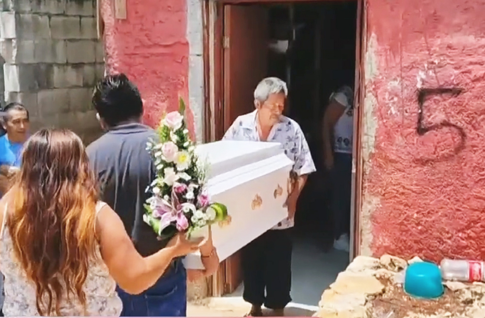 Dan último adiós a Aitana en Yucatán