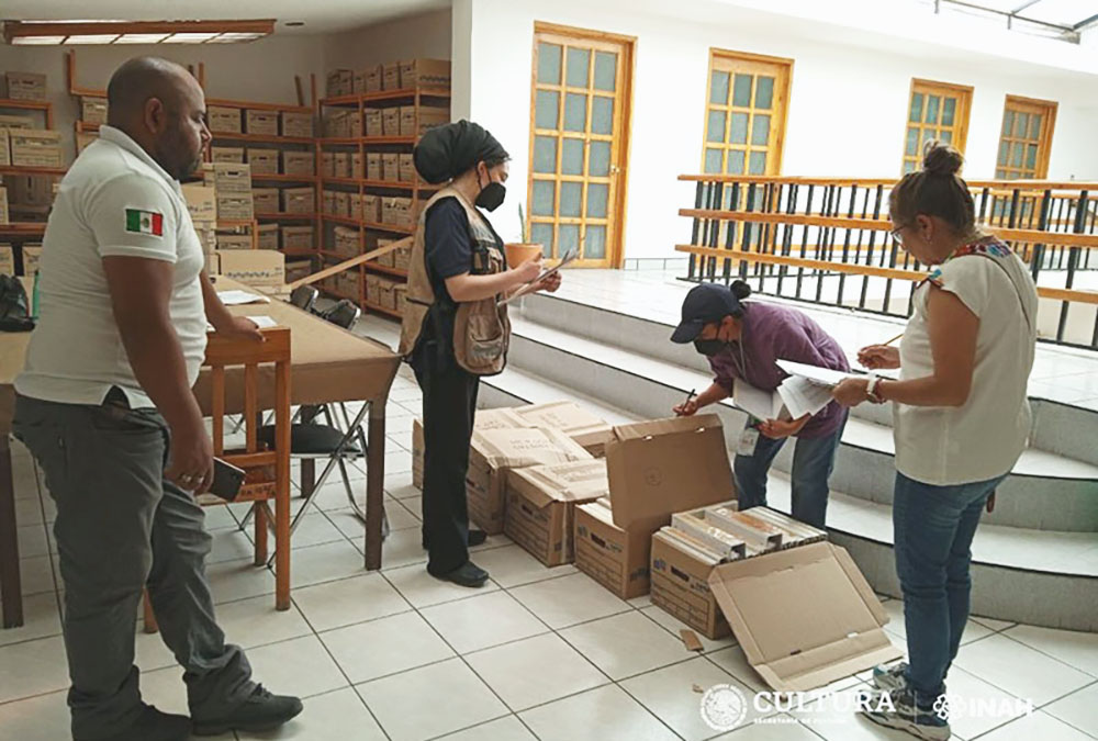 Avanza digitalización. Catálogo de bienes arqueológicos en Tlaxcala