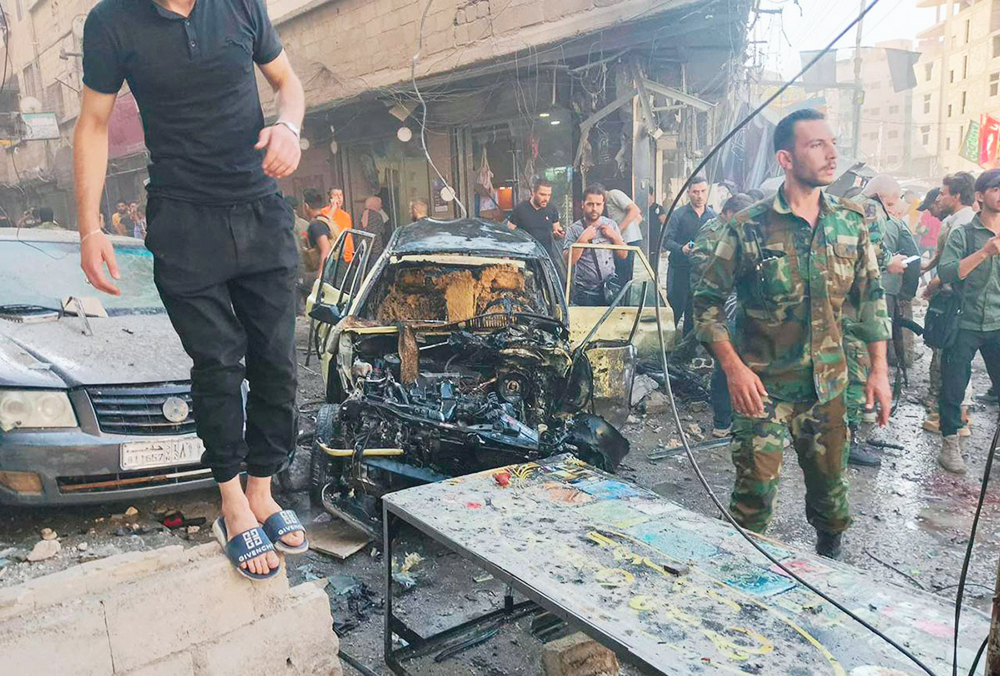 Atentado terrorista. Cinco muertos y 26 heridos en Damasco