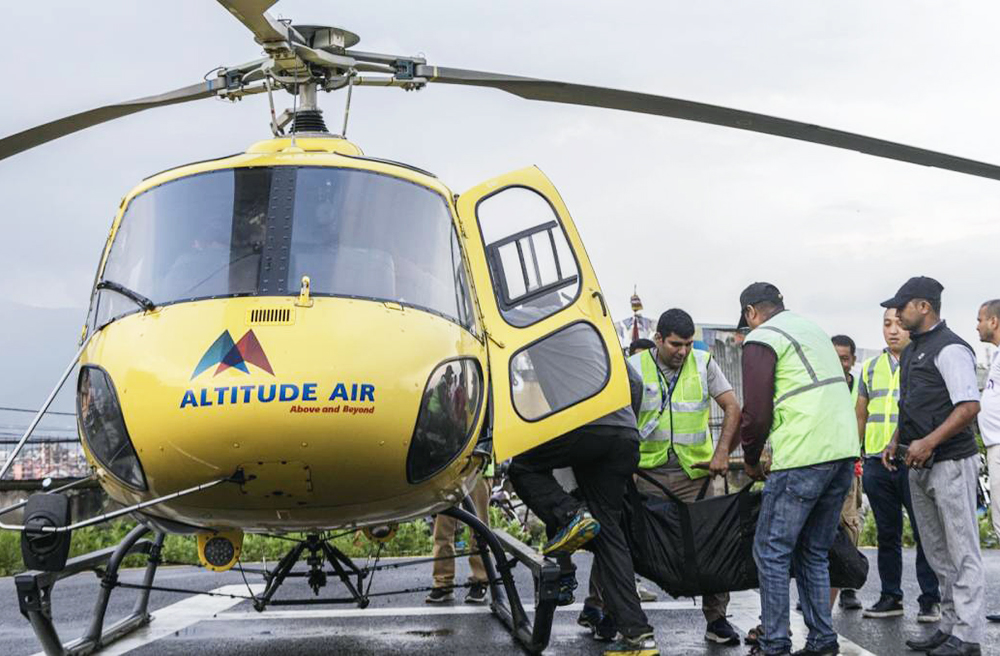 Abren investigación en Nepal sobre accidente de helicóptero