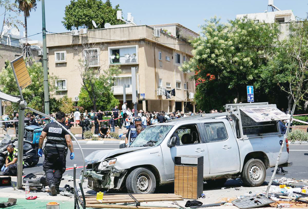 Ataque con auto en Israel deja al menos 8 heridos
