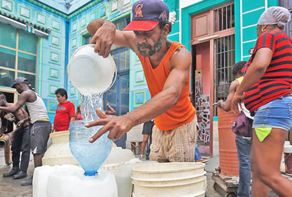 Cuba sin agua potable. Más de 200 mil personas afectadas