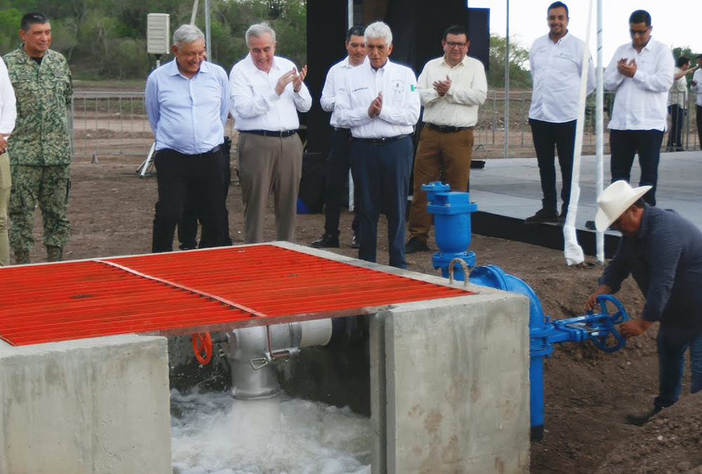 Obras hidráulicas abastecerán agua para riego y consumo doméstico