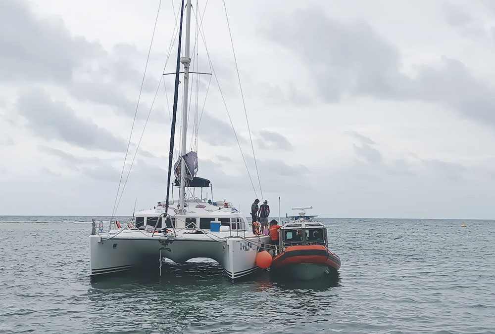 Marina rescata a 23 personas en inmediaciones de Mahahual, QRoo