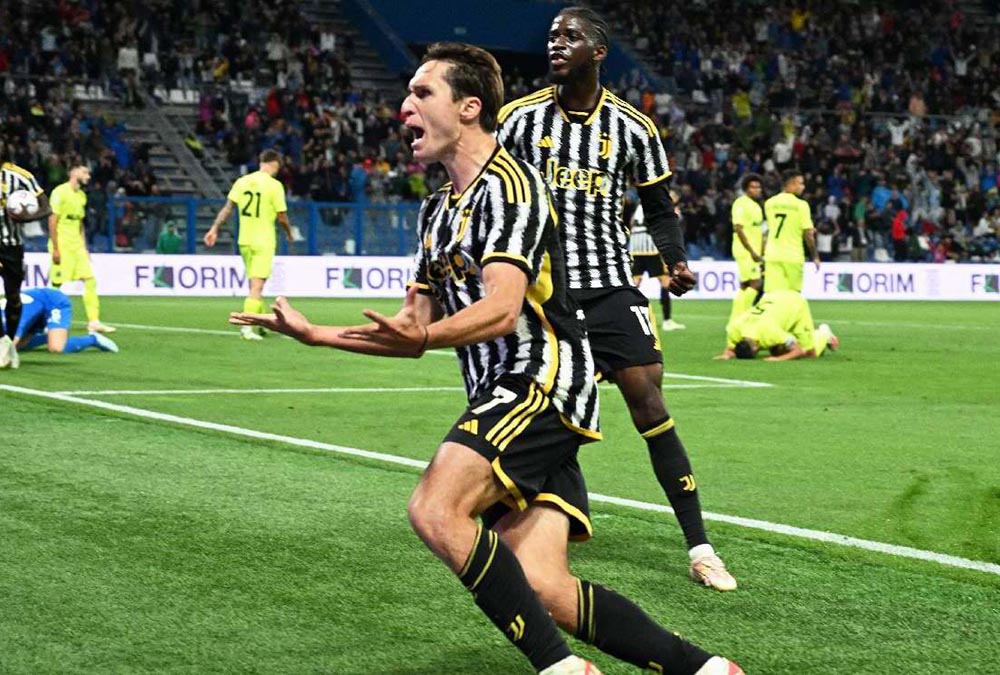 Juventus pierde su primer partido por goleada ante Sassuolo