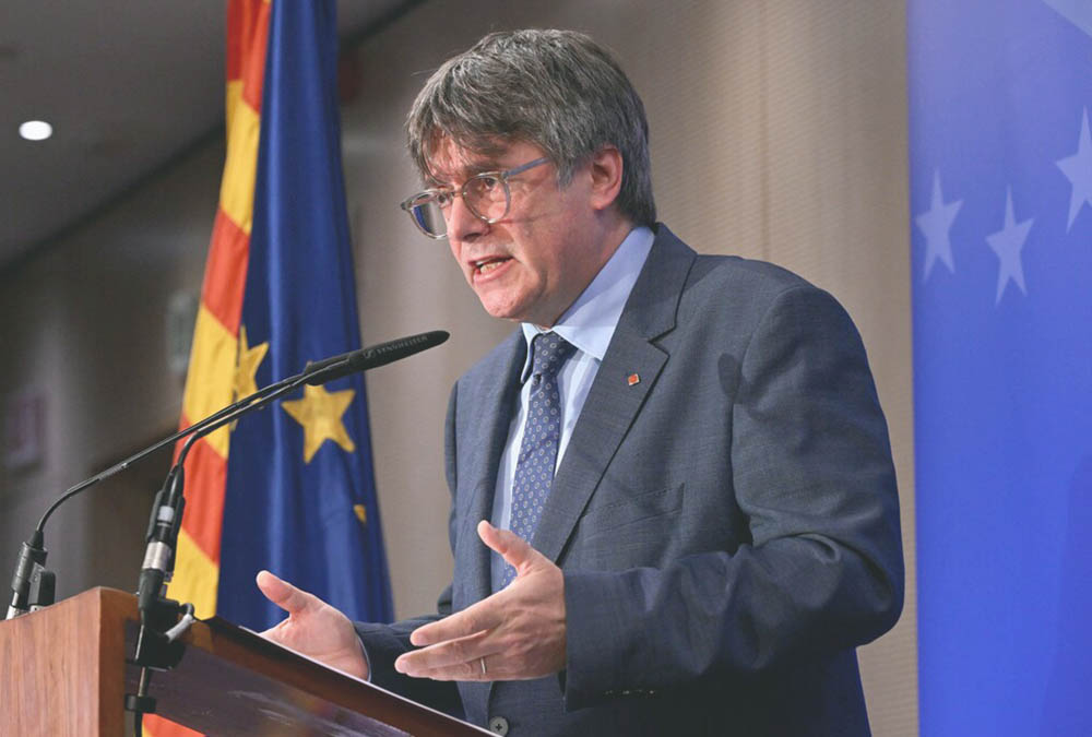 Puigdemont reclama amnistía para apoyar al nuevo gobierno español
