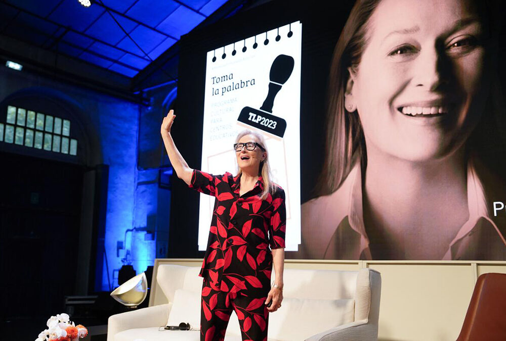 Meryl Streep lo da todo, previo a recibir Premio Princesa de Asturias