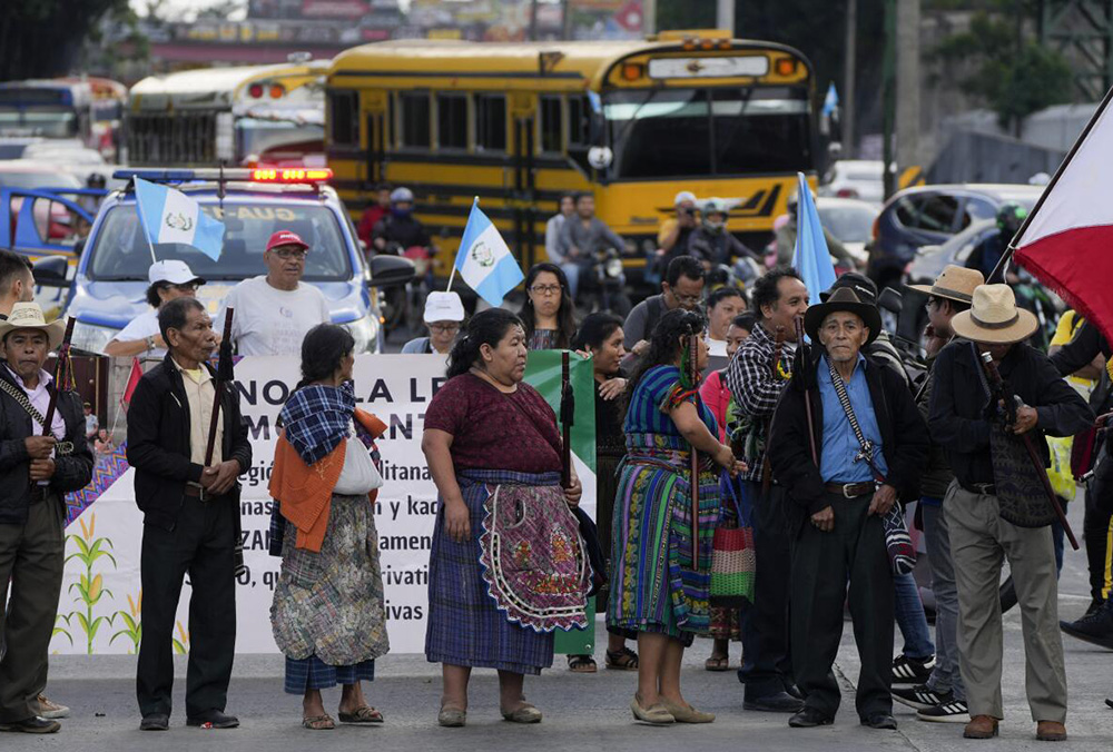 Paro nacional en Guatemala, protestan por situación política