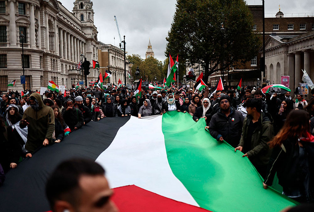 Siguen las protestas contra bombardeos en Gaza