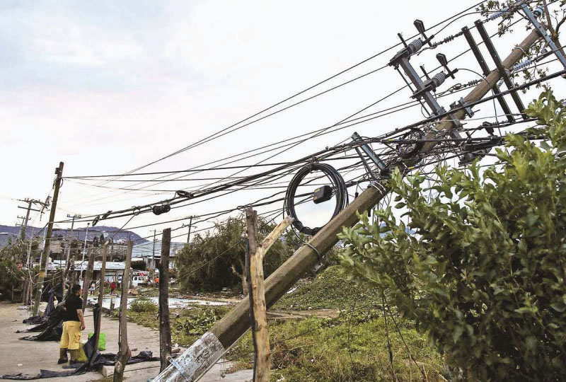 Restaurar la energía costará 2,600 mdp; labores de CFE en Guerrero