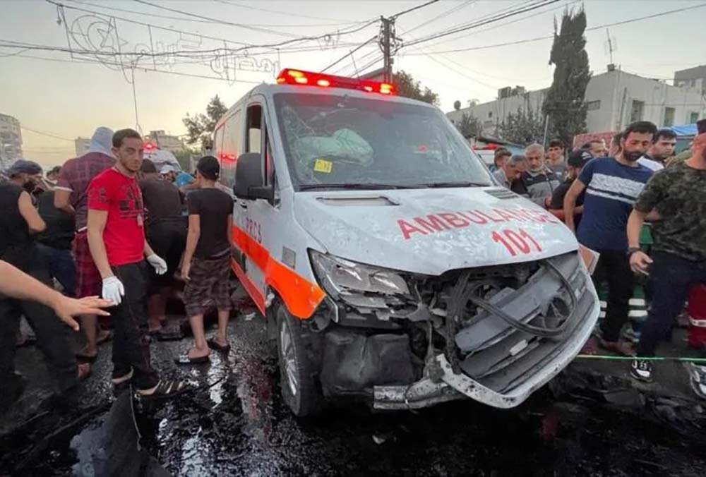 Ataque en Líbano. Israel bombardea ambulancias