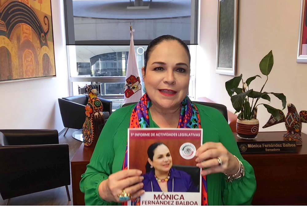 Por un Tabasco próspero, presenta Mónica Fernández 5to informe de Actividades Legislativas