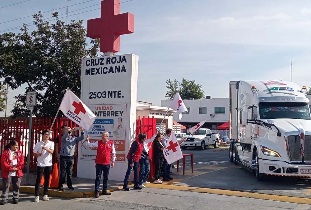 Cruz Roja de Nuevo León envía apoyo a damnificados por huracán “Otis”
