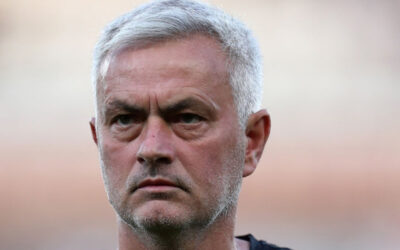 José Mourinho, entrenador de la AS Roma explota vs árbitro