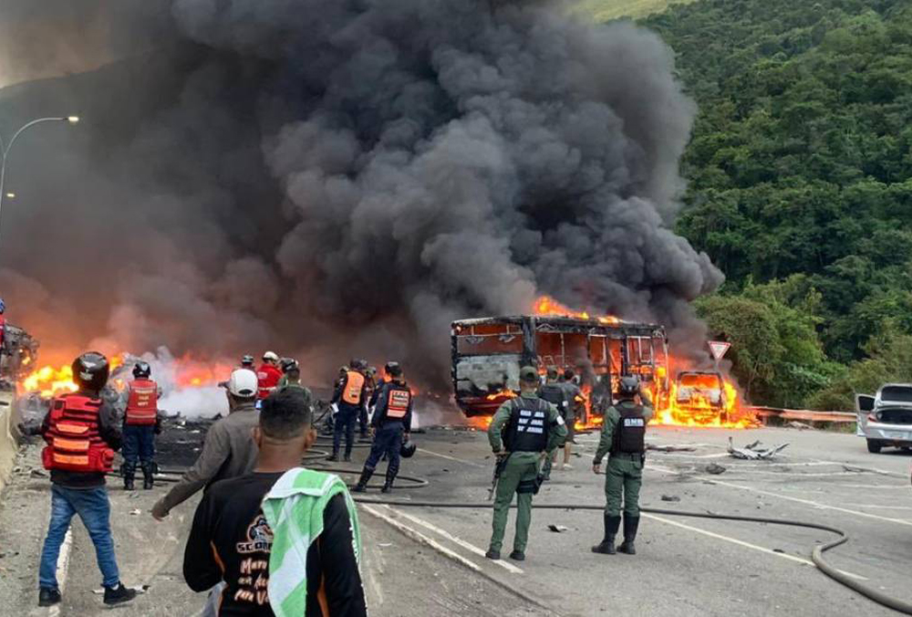 Carambola mortal deja 14 personas muertas en Venezuela
