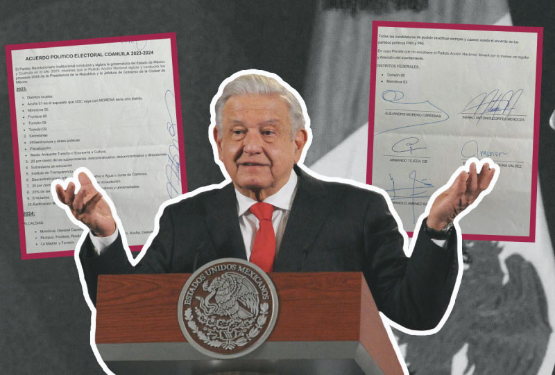 López Obrador critica acuerdo «mafioso» del PRI y PAN que reveló Marko Cortés