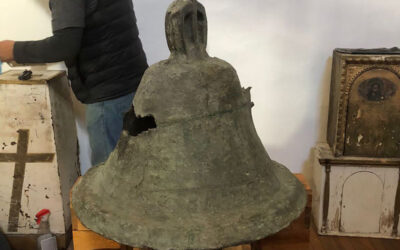 Entregan campana de Cusihuiriachi recuperada y restaurada