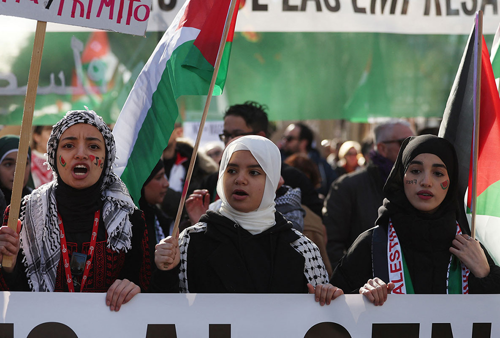 Marchan en Italia y España. Piden el fin del «genocidio en Palestina»