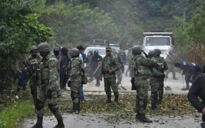 Tensión en Chiapas, se enfrentan pobladores y fuerzas federales