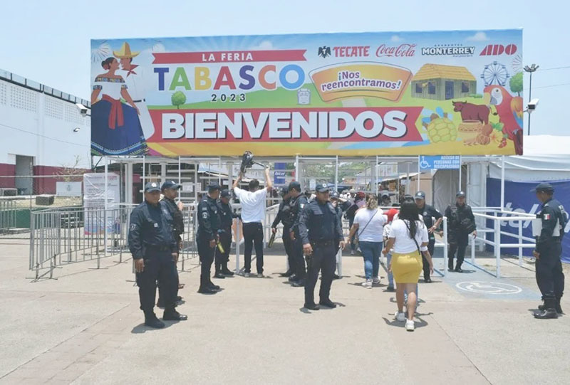 Seguridad en Feria Tabasco 2024