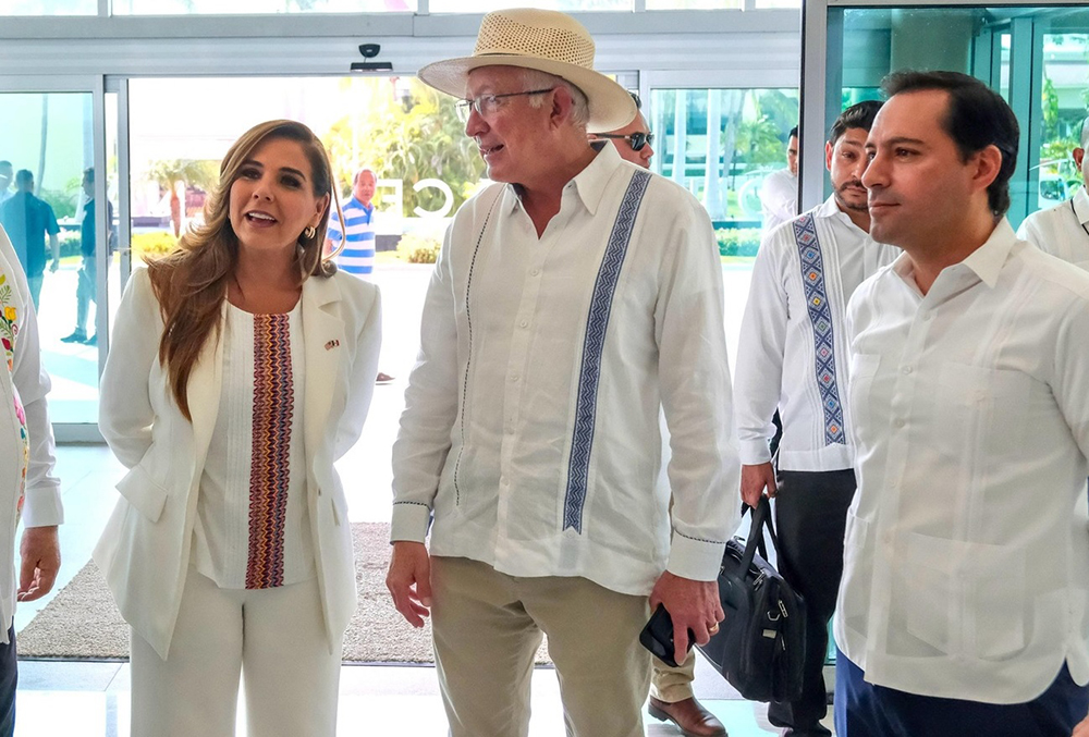 Yucatán es un estado ejemplar en turismo y seguridad: Ken Salazar