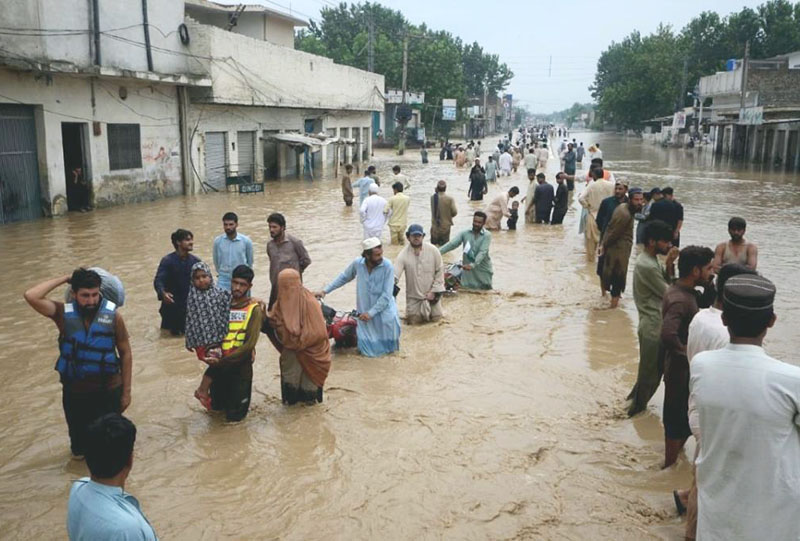 Pakistán bajo el agua