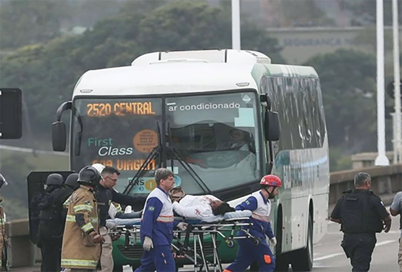 Tiroteo en Brasil deja dos heridos