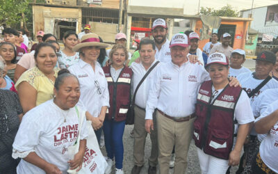 Recibe Lastra Bastar respaldo ciudadano en Gaviotas Sur